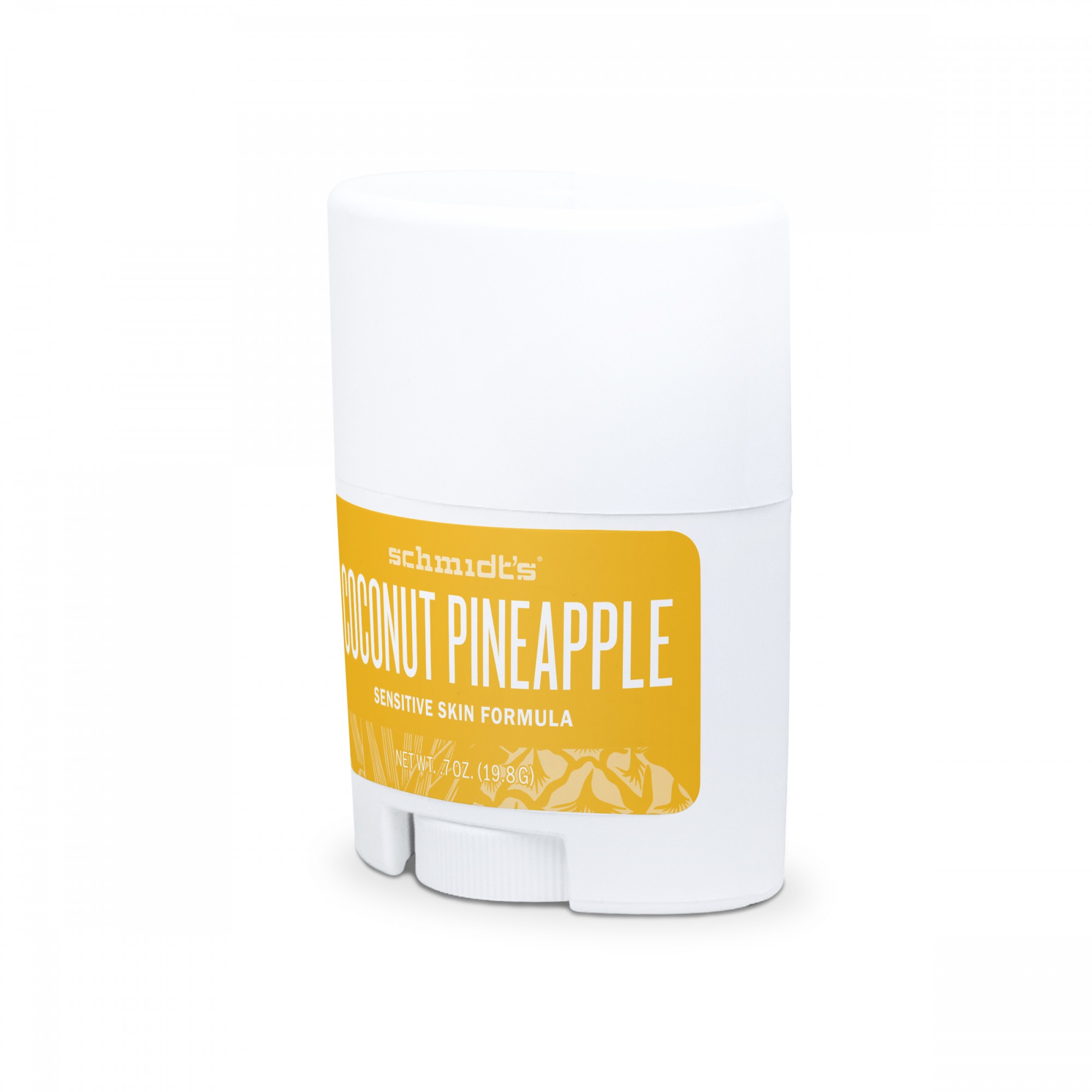 Natural Deodorant Coconut + Pineapple travel size Schmidt's Naturals